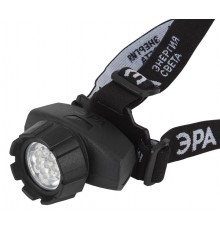 Фонарь налобный 7xLED 3xAAA GB-602, 4 режима, черный  Б0031382  ЭРА