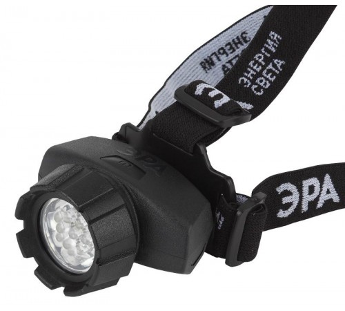 Фонарь налобный 7xLED 3xAAA GB-602, 4 режима, черный  Б0031382  ЭРА
