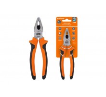 Пассатижи (плоскогубцы), с двухкомпонентными рукоятками, CR-V сталь 200 мм, серия "Алмаз"  SQ1010-0203  TDM