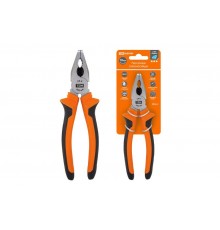 Пассатижи (плоскогубцы), с двухкомпонентными рукоятками, CR-V сталь 200 мм, серия "Алмаз"  SQ1010-0203  TDM