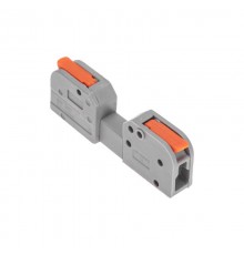 Клемма СМК 222-421R проходная разъемная 1 полюс серая 0,2-2,5/4мм (блистер 5 шт/уп)  07-5261-5  REXANT