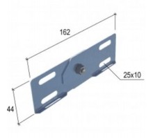Соединитель шарнирный усиленный для лотка с бортом 50 HD  SH2 HD  КМ-профиль