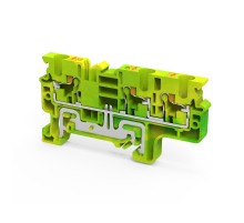 Клемма заземляющая push-in OptiClip CPG-4-TRIPLET-PE-I-(0,2-4)-PEN  331859  КЭАЗ