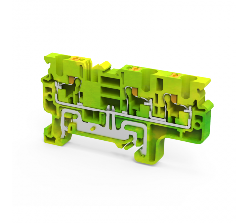 Клемма заземляющая push-in OptiClip CPG-4-TRIPLET-PE-I-(0,2-4)-PEN  331859  КЭАЗ