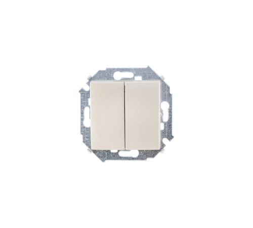 Simon 15 Шампань Выключатель 2-кл, 16А 250В, винт. зажим  1591398-034  Simon