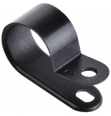 Скоба крепежная 16мм нейлоновая черная (50шт)  USK11-16-050-K02  IEK