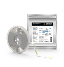 Лента светодиодная Elementary 5050/60-SMD 14.4W 12V DC холодный белый IP20 (ZIP Bag 5м)  355000314  Gauss