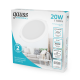 Светильник Gauss Elementary Downlight круг 20W 1700lm 4000K 170-260V IP20 170*26 белый LED 1/60 997420218  Gauss