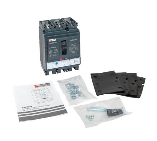 Выключатель автоматический ВА-99C (Compact NS) 100/80А 3P 36кА EKF PROxima  mccb99C-100-80  EKF