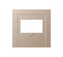 Крышка для ТАЕ и USB розеток, фиксация винтом; дюропласт; шампань; A500  A569PLTCH  Jung