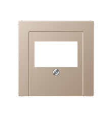 Крышка для ТАЕ и USB розеток, фиксация винтом; дюропласт; шампань; A500  A569PLTCH  Jung