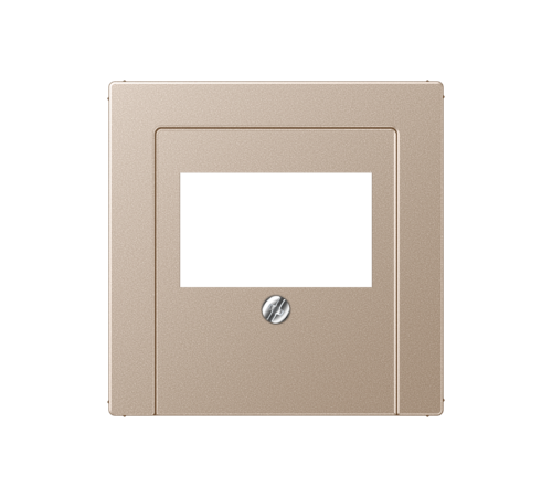 Крышка для ТАЕ и USB розеток, фиксация винтом; дюропласт; шампань; A500  A569PLTCH  Jung