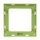Стокгольм Рамка 1-местная белая с линией цвета зеленый PROxima  EXM-G-302-20  EKF