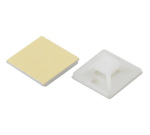 NO-222-96 Акс-ры для сборки и монтажа электрощитового об-я ЭРА NO-222-96 Основание самоклеящееся 25х25 (Tie mount) (100 штук)  Б0033474  ЭРА