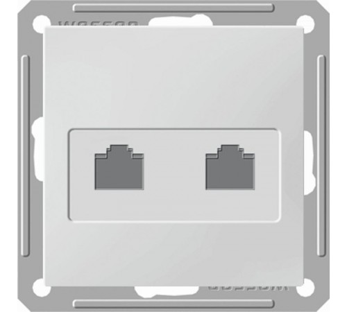 W59 Шампань Розетка компьютерная 2-ая RJ45 кат.5e  RSI-251KK5E-4-86  SE