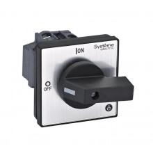 Выключатель-Разъединитель 4P 20A IP20 с чёрной рукояткой на дверцу 4 винтами  MSD20420B  SE