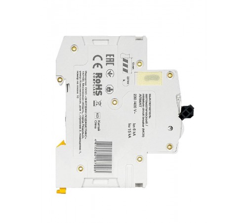 Выключатель автоматический трехполюсный M10N 3P D 6А 10кА ARMAT  AR-M10N-3-D006  IEK