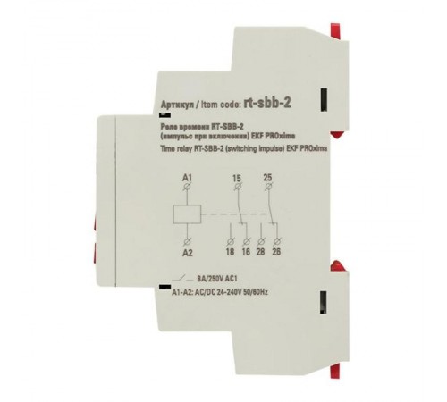 Реле времени RT-SBB-2 (импульс при включении) EKF PROxima  rt-sbb-2  EKF