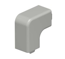 Крышка плоского угла кабельного канала WDK 20x20 мм (ПВХ,серый) (WDK HF20020GR)  6158587  OBO Bettermann
