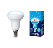 Лампа светодиодная LED-R50-7W/NW/E14/FR/NR LED. "Рефлектор", матовая. Серия Norma. 4000K  UL-00003844  Volpe