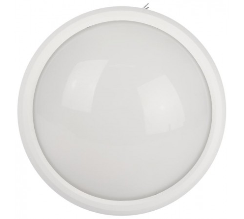 Светильник светодиодный пылевлагозащищенный для ЖКХ ДПО SPB-1 12Вт 4000К IP54 опал белый круг  Б0036397  ЭРА