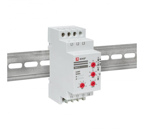 Реле контроля фаз многофункциональное RKF-8 EKF PROxima  rkf-8  EKF