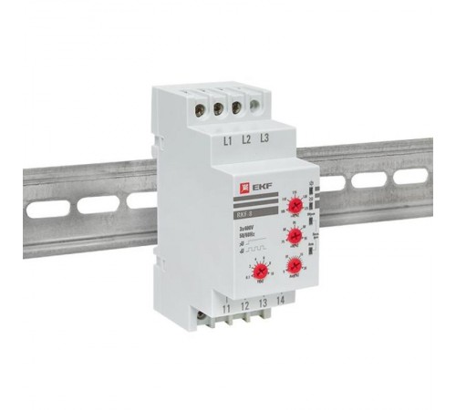 Реле контроля фаз многофункциональное RKF-8 EKF PROxima  rkf-8  EKF