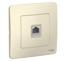 Blanca Молочный С/У Розетка компьютерная RJ45  BLNIS045002  SE