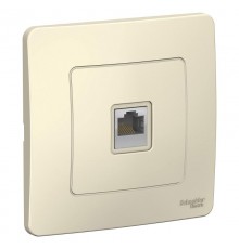 Blanca Молочный С/У Розетка компьютерная RJ45  BLNIS045002  SE