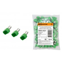 Наконечник штыревой втулочный изолированный (двойной) НШвИ (2) 16,0х14 100 шт)   SQ0521-0013  TDM