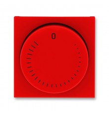 ABB Levit Красный / дымчатый чёрный Накладка для механизма регулирования скорости вращения вентилятора  3294H-A00130 65  2CHH940130A4065  ABB