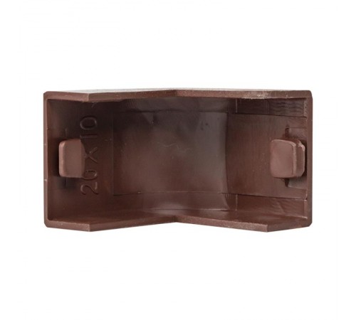 Угол внешний (20х10) (4 шт) Plast EKF PROxima  под темное деревоobd-20-10x4EKF