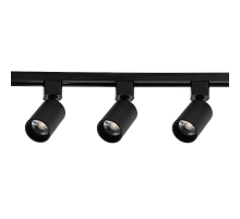 Светильник трековый однофазный PTR  1512 3*12w 4000K 24° Black (чёрный) IP40   .5062221  Jazzway