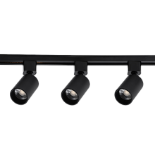 Светильник трековый однофазный PTR  1512 3*12w 4000K 24° Black (чёрный) IP40   .5062221  Jazzway