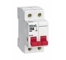 Выключатель нагрузки 2Р 20А ВН-102  17005DEK  DEKraft