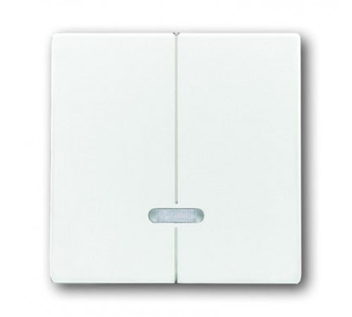 Клавиша для 2-канального светорегулятора 6565 U, серия solo/future, цвет davos/альпийский белый  6599-0-2908   2CKA006599A2908  ABB