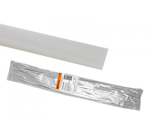 Термоусаживаемая трубка ТУТнг 25/12,5 белая по 1м (50 м/упак)  SQ0518-0264  TDM