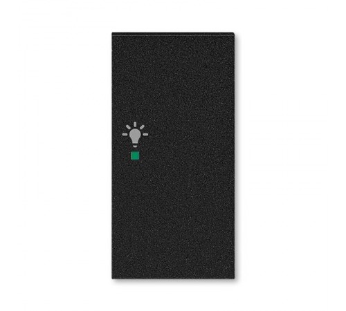 ABB Levit Антрацит Клавиша 2-ая правая с символом освещения free@home  6220H-A02201 63  2CHH622201A4063  ABB