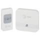 Звонок дверной C95 беспроводной, от сети, белый, 52 мелодии  Б0054088  ЭРА