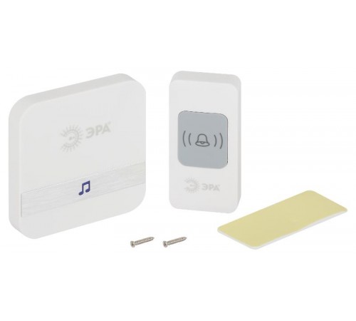 Звонок дверной C95 беспроводной, от сети, белый, 52 мелодии  Б0054088  ЭРА