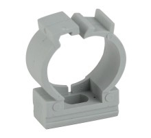 Крепеж-клипса (серый) для трубы d 32мм с фиксатором (40/400/20000)  Б0047271  ЭРА