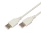 Шнур USB-A (male) штекер - USB-A (male) штекер, длина 3 метра (PE пакет)  18-1146  REXANT