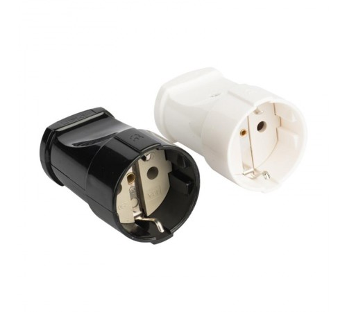 Гнездо штепсельное с/з черн. 16А 250В EKF PROxima  ASG16-30  EKF