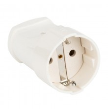 Гнездо штепсельное с/з бел. 16А 250В EKF PROxima  ASG16-10  EKF