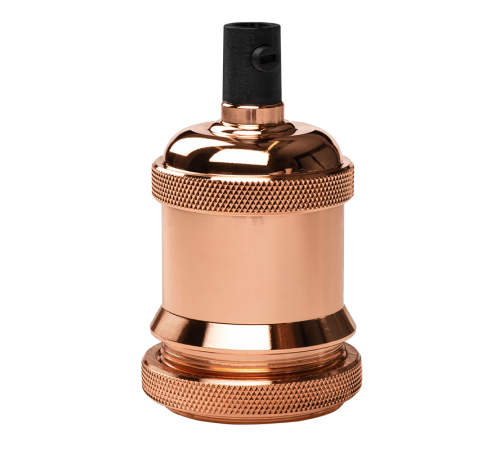 Патрон декоративный с проводом RETRO PLC 01 E27 230V/1M Rose gold  .5015975  Jazzway