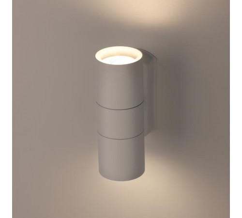 Декоративная подсветка WL28 WH 2*GU10 MAX35W IP54 белый  Б0034632  ЭРА