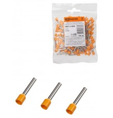 Наконечник-гильза Е4018 4,0мм2 с изолированным фланцем (100шт)  SQ0512-0026  TDM