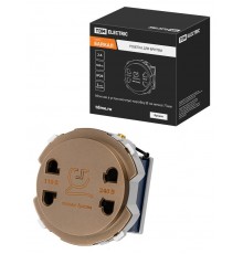 Розетка для бритвы бронза, "Байкал"   SQ1819-0449  TDM