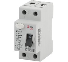 Выключатель дифференциальный (УЗО) (электромеханическое) NO-902-57 ВД1-63 1P+N 40А 300мА Pro  Б0031896  ЭРА