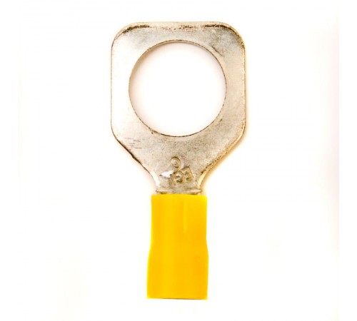 Наконечник с отверстием под винт и изолир.фланцем 2.5-6мм.кв. 12.2мм.  2C12P  DKC